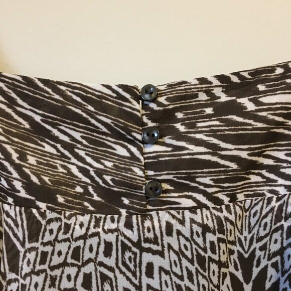 NWT Vintage Jessica Arizona Flutter Sleeve Tie Hem Blouse - Picture 7 of 16